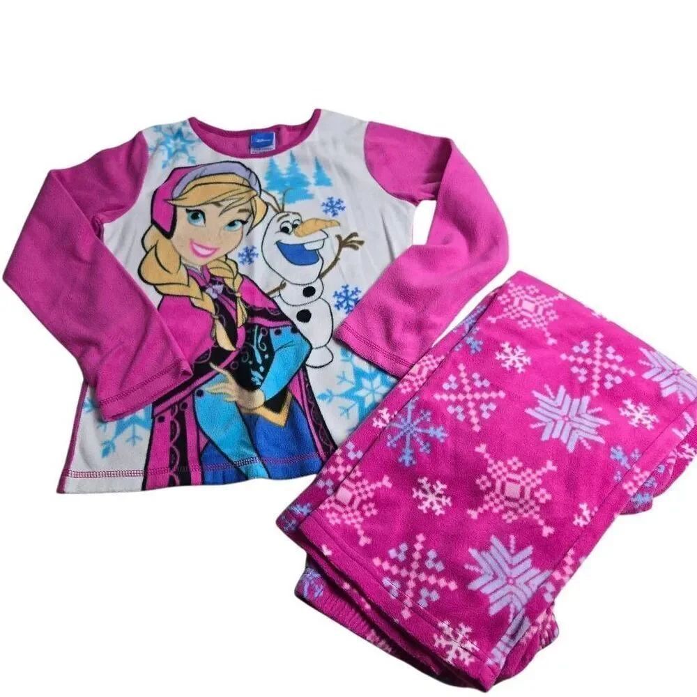 Disney Frozen Anna Olaf Pajamas M7/8